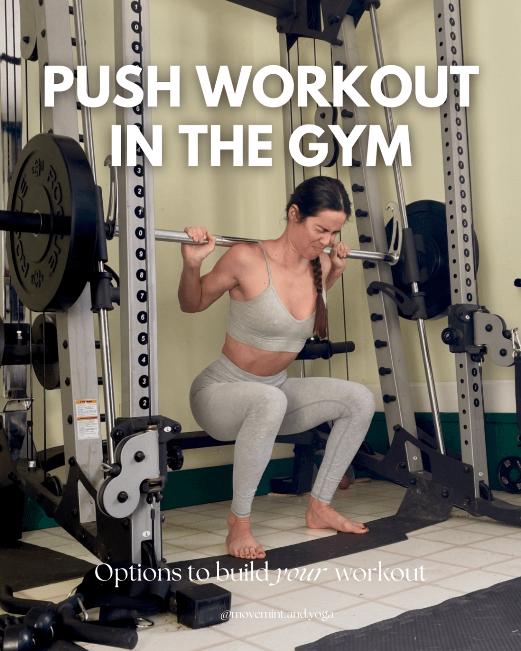 💪 Push Day in the Gym: Beginner & Intermediate&nbsp;Options